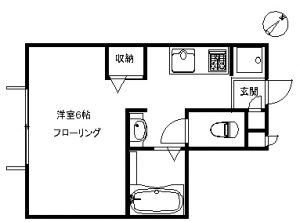 アパート メゾンドミルヴェール206