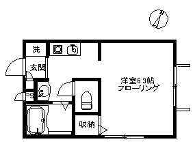 アパート メゾンドミルヴェール204契約済